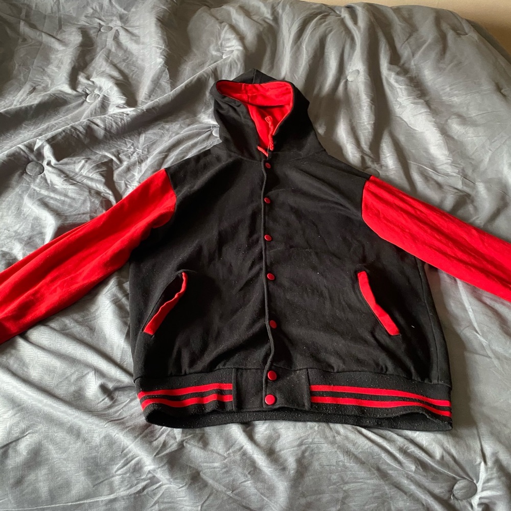 Baseball Varsity Hoodie Jacket - image 1